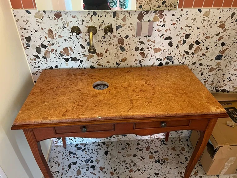 Marmor Arbeitsplatte Rosso Verona
