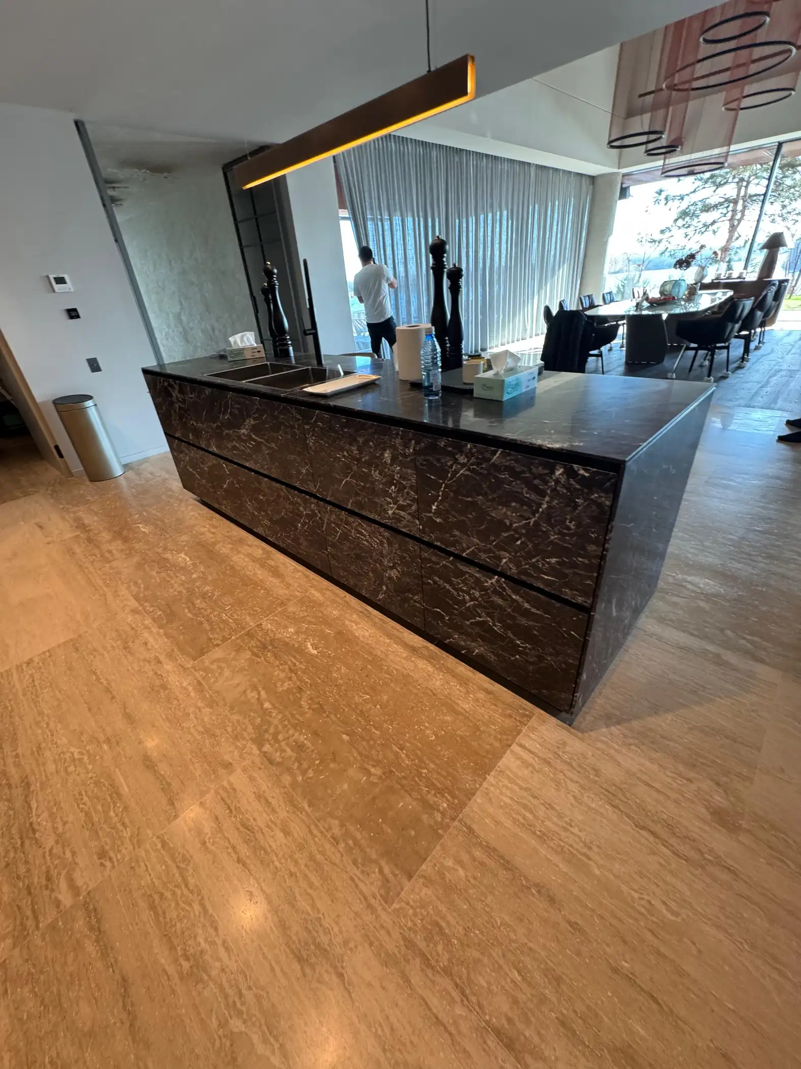 Marmor Küchenarbeitsplatte Emperador Black